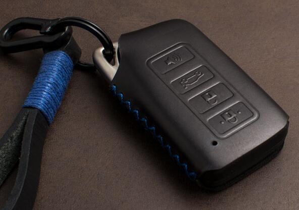 1 Pcs Lederen Sleutel Case Sleutel Cover Bescherm Tas Voor Lexus NX200 ES200 250 RX200t Case Sleutel Shell Es rs Gs Is Lx Nx Serie: 4 button style 3