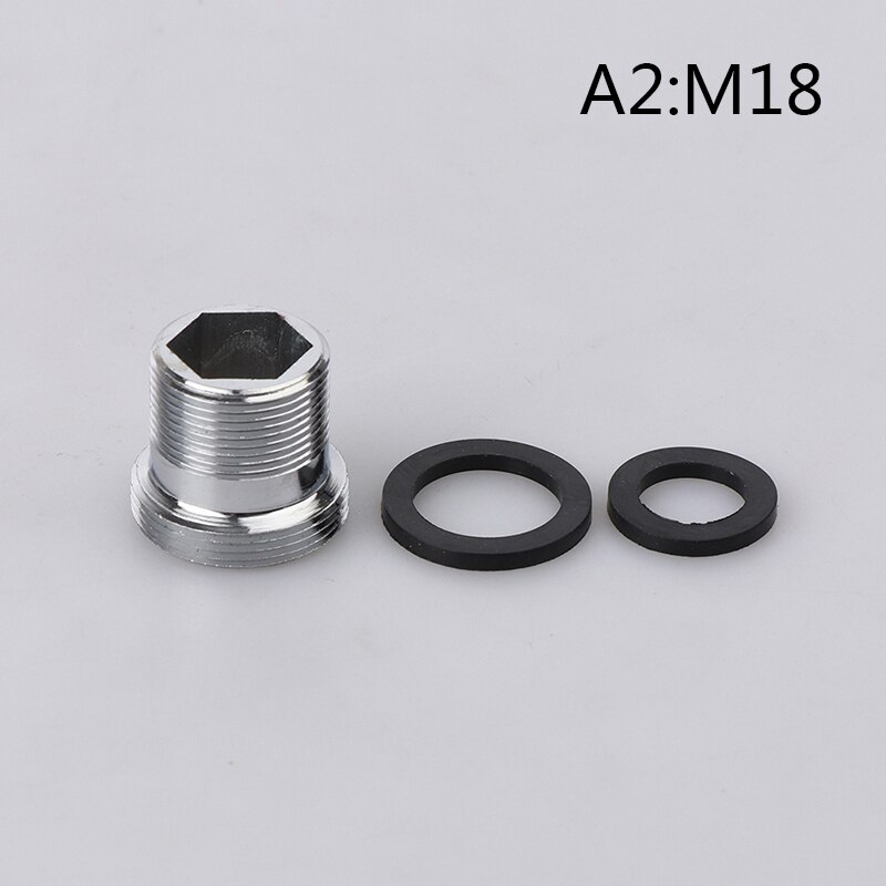 1pc Bathroom Kitchen Faucet Spout Accessories Faucet Adapter M16/M18/M20/M21/M22/M24 Thread Transfer Thread Brass Connector: A2