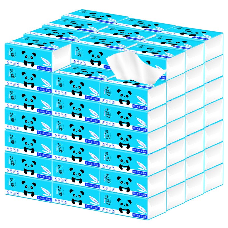 Art selection paper toweling box full of tissue paper toweling toilet paper 30 packs of tissue paper