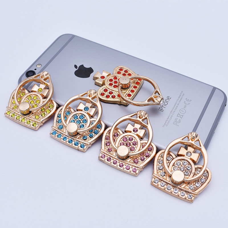 Crown Mobile Phone Bracket Ring Buckle Ring Ring Back Bracket Mobile Phone Support Mobile Phone Bracket