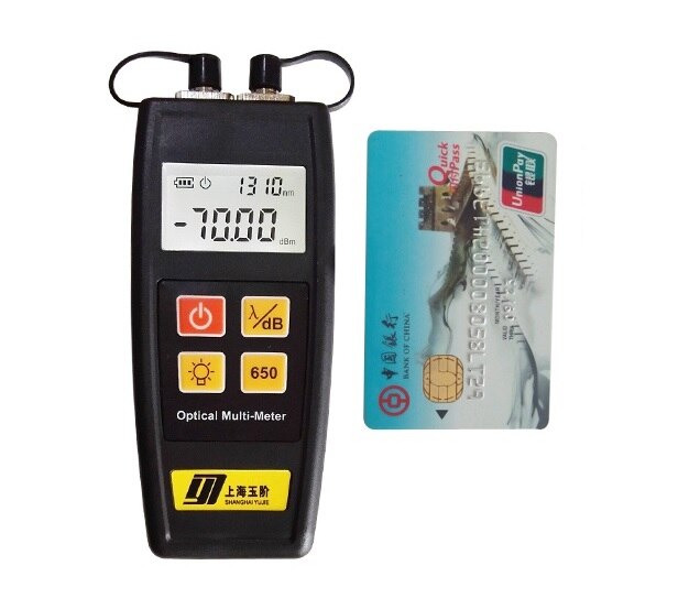 Oplaadbare Multi-meter Fiber Optische Power Meter met Visual Fault Locator (2 in 1)