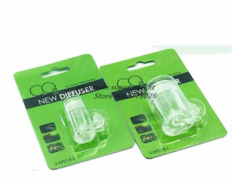 2 in 1 Acryl CO2 Diffuser Bubble Counter voor Aquarium Aquatic Moss Plant R-WP027 S/L