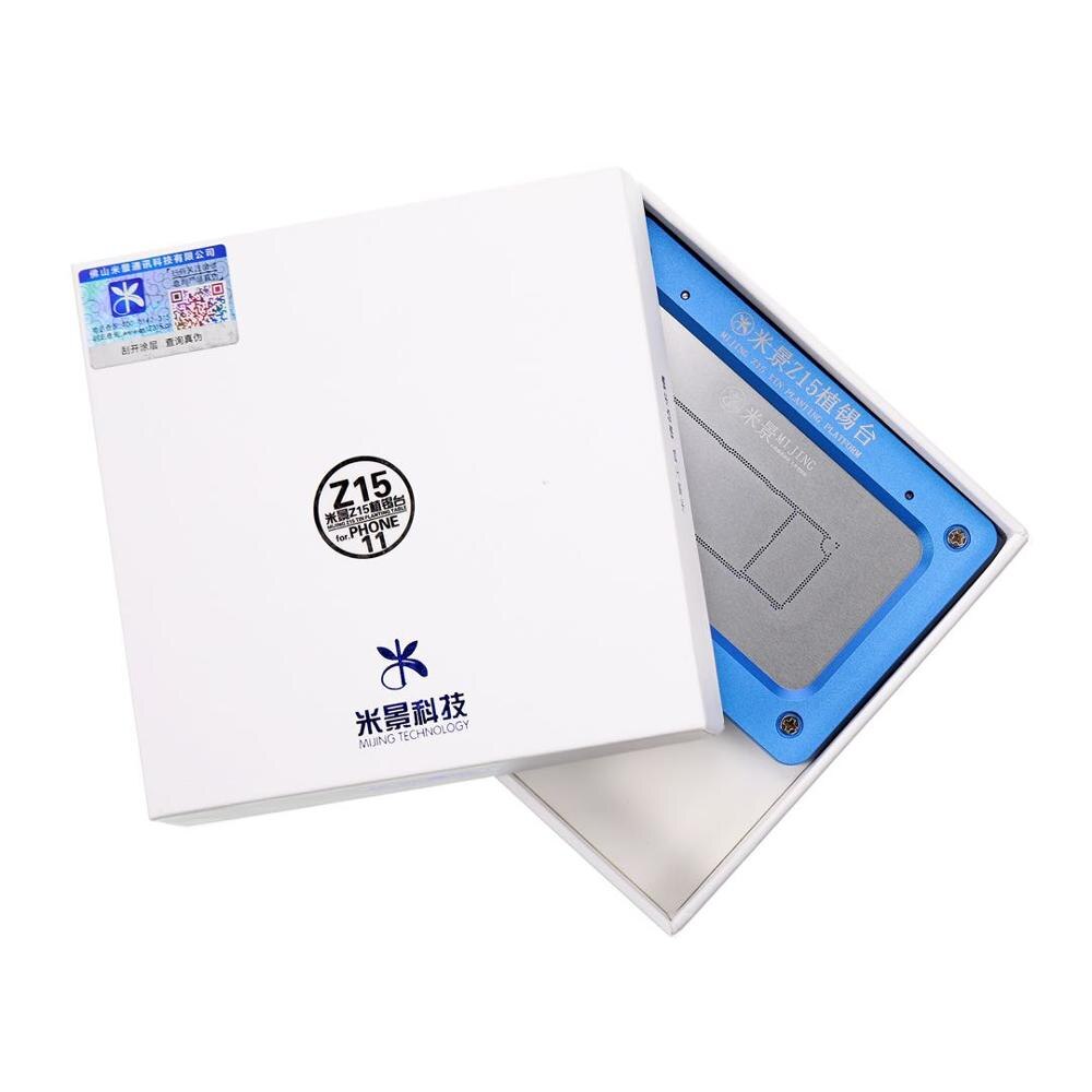 MJ Z15 BGA Reballing Stencil Platform Jig Fixture Holder for iPhone 11