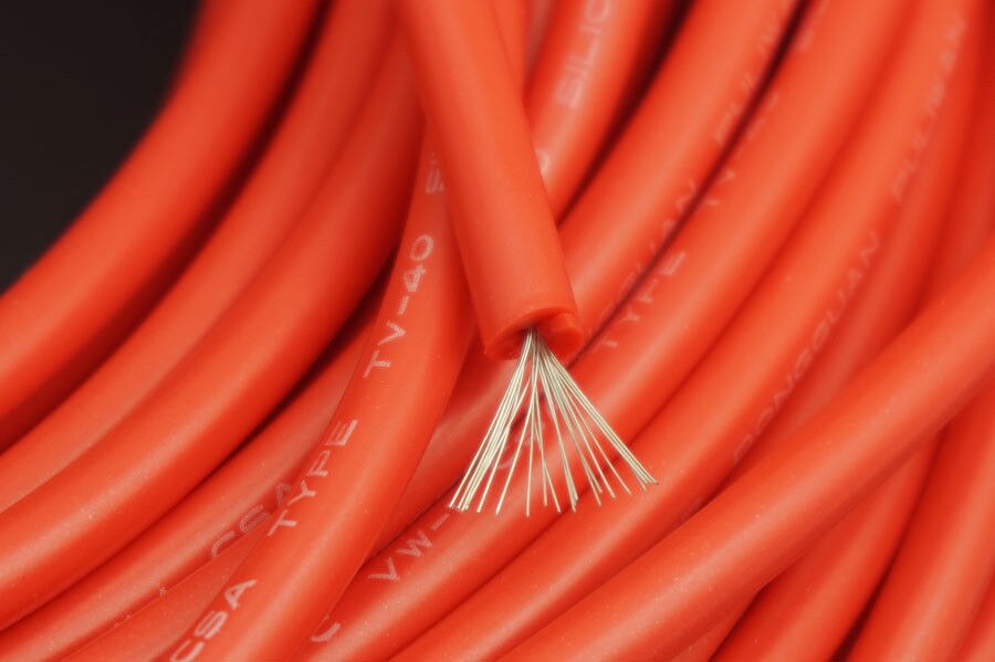 Silicone Draad Super flexibele hoge temperatuur Hoogspanning Kabel-22AWG 40KV
