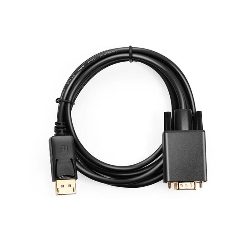 Displayport Naar Vga Kabel Dp Naar Vga Revolutie Naar Male 1.8M 1080P Hd Kabel Laptop Kabel: Default Title