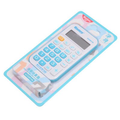 Calculadora bonita de superior con diamantes de de color de dibujos animados y Fondo transparente de música como de chica: Azul