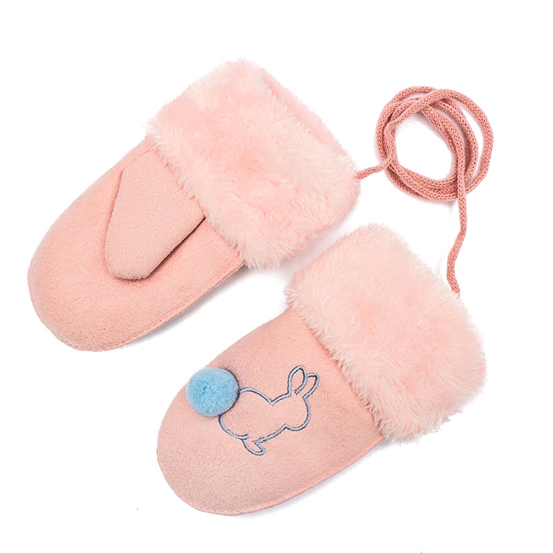 MOLIXINYU-gants chauds d'hiver pour bébés, en coton, pour garçons et filles, pour avoir le doigt complet, à la