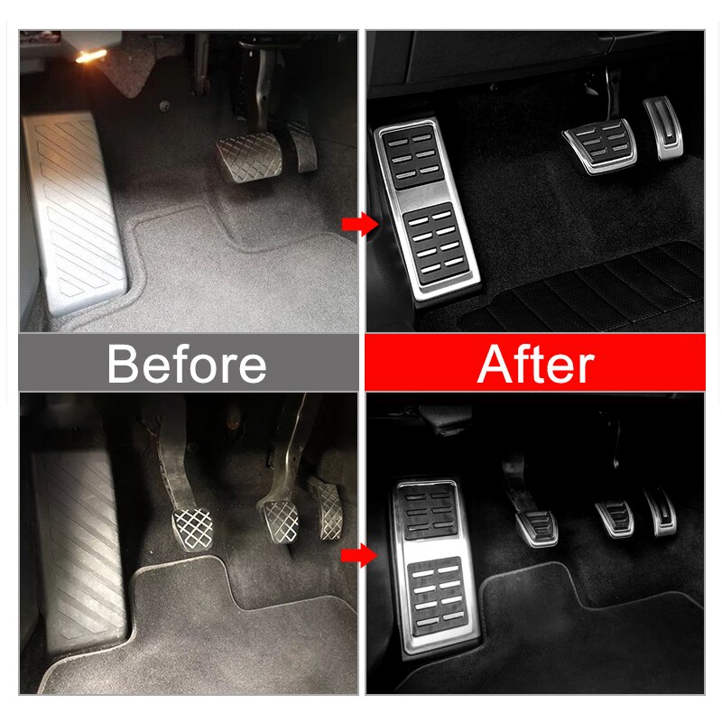 VW Touareg 7L 7P Bremspedalabdeckung 2006-2017 - Rutschfester Pedalschutz