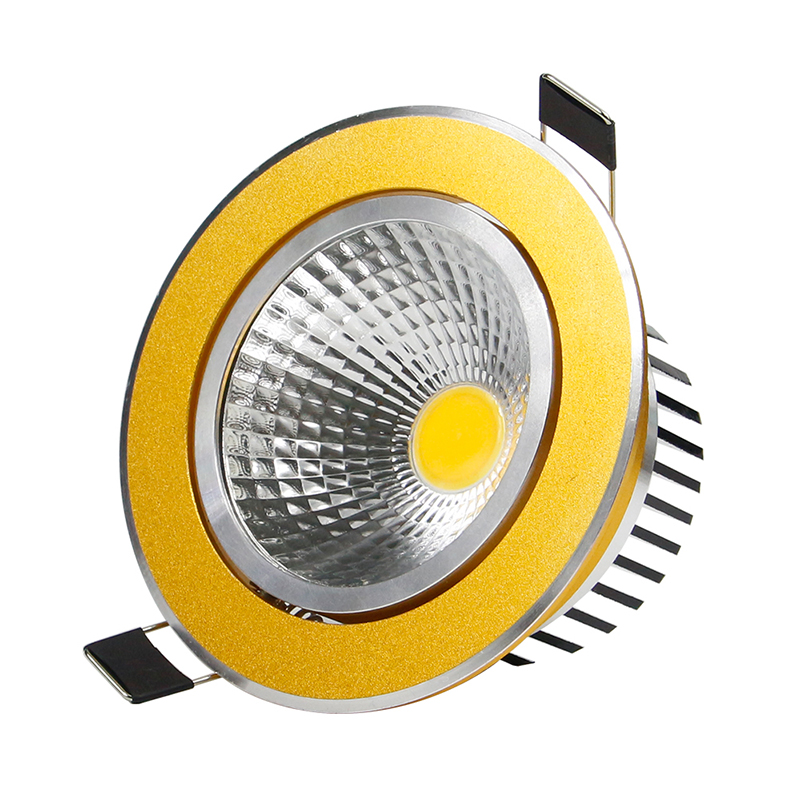 Dimbare innfelte led-downlights 10w stk . 12w led-spotlights til dekorasjon innendørs taklamper  ac 110v stk. 220v for innendørs led-spotlights