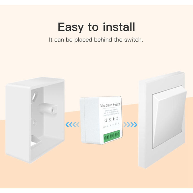 16A Wifi Smart Switch Module 2-Way Control Timer DIY MINI Wireless Switches Smart Home Work With Alexa Home Tuya Smart