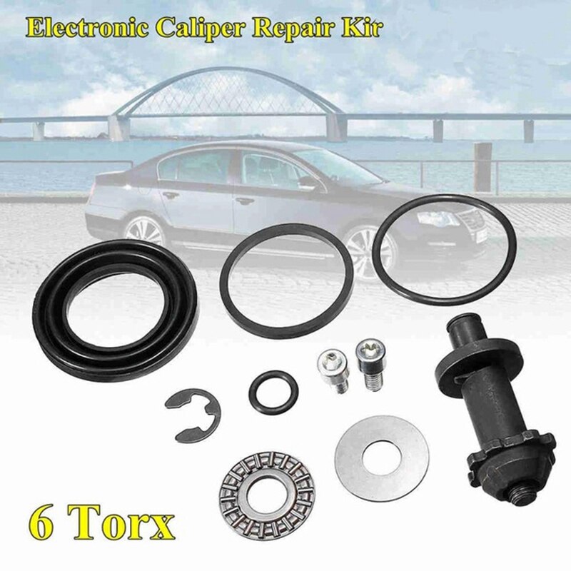 migliore Camion di Riparazione Pinza Freno Posteriore Pinza Freno kit di Riparazione Del Motore per-Vw Passat B6 B7 Cc Tiguan Sharan rsq3 Q5 A4 A5 A6 12 tee