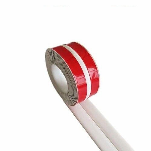 Waterproof Strip Sink Sticker Gap Fissure Sealant Happy Day Mildewproof Tape: Upgraded Acrylic Glue White 3 8cm   3 2 M