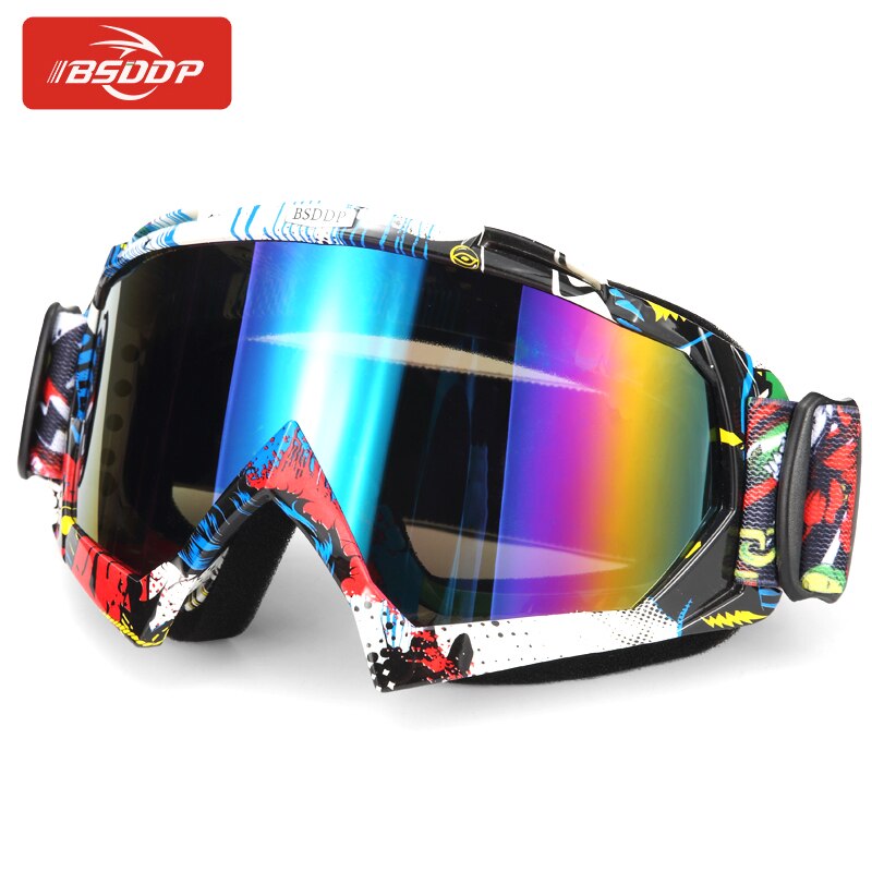 Bsddp merke motocross briller langrenn ski snowboard atv maske oculos gafas motocross motorsykkel hjelm mx briller briller: A16