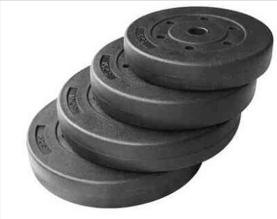 Kunststoff hantel hantel stück kaugummi Hantel Gewicht heben Hantel tabletten mit sterben Hantel stange Arm gewicht blatt (1kg -20kg)