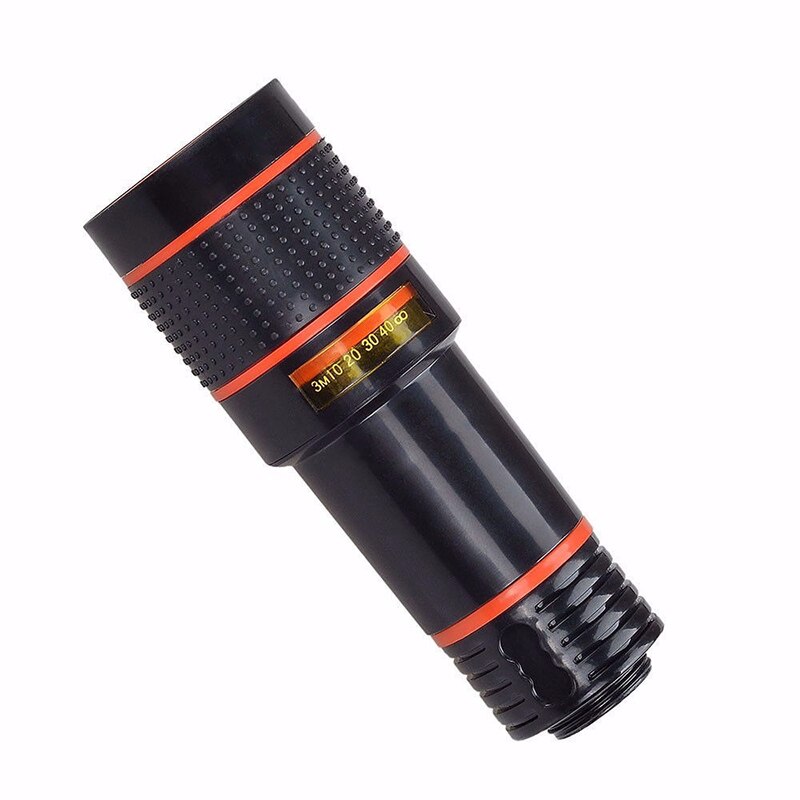 Universal Clip12X Zoom Camera Lens Portable Phone Telescope Lens Telephoto External Camera Lens For Sumsung Xiaomi Huawei