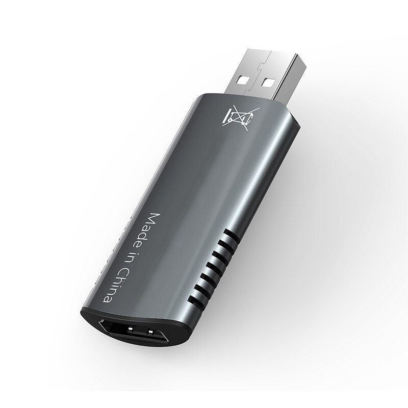 Hdmi til usb 2.0 videooptagelseskort 1080p optager til obs spil live streamer video o capture kort