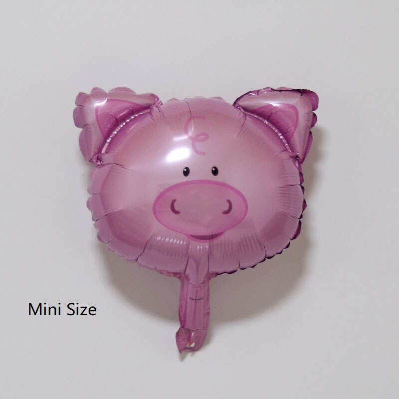 Mini ballons tête d'animal 18 pouces/mini | Ballon gonflable en aluminium pour décoration de fête d'anniversaire, ballon de mariage pour: 14