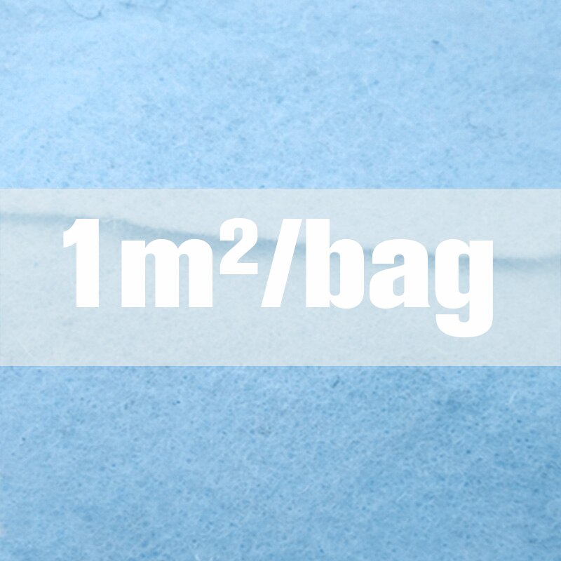 wol Batt/semi-vilten wol voor naald vilt, vilten naald, Spinning fiber, foto props Hemelsblauw: 1m2