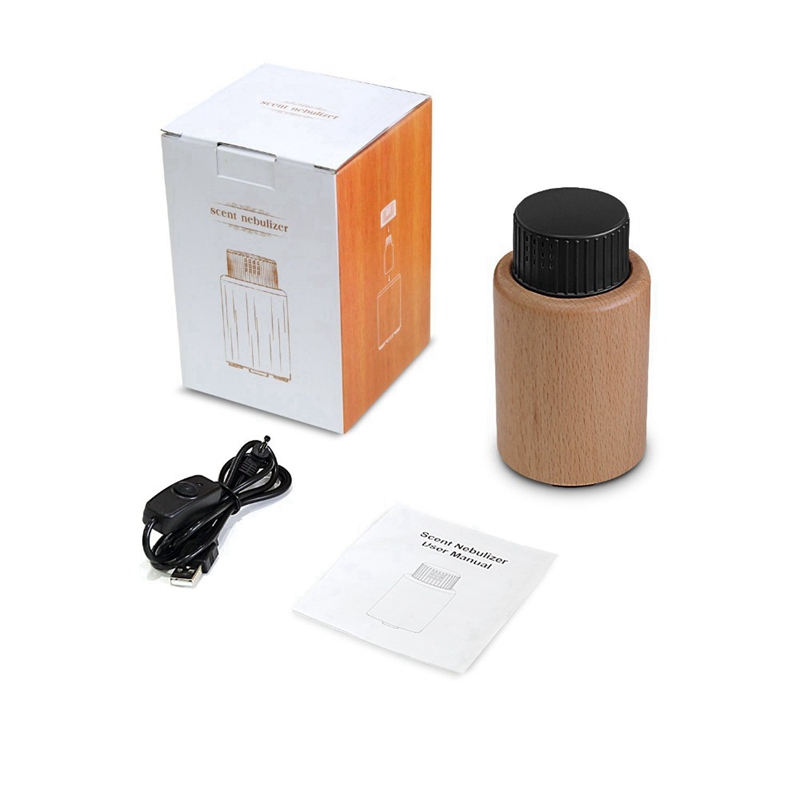 Waterloze Mini Aromatherapie Etherische Olie Diffuser Difusor Aromaterapia Aroma Olie Vernevelen Diffuseur Usb Licht Hout Voor Home