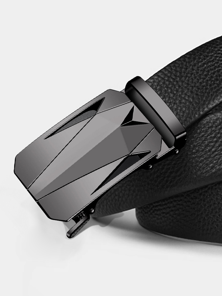 Beroemde Heren Riem, Hoogwaardige Luxe Lederen Riem, Heren Riem, Legering Automatische Gesp