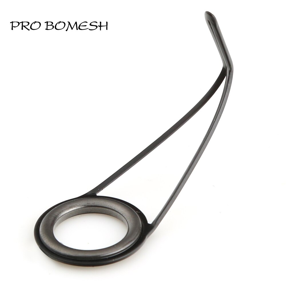Pro Bomesh 7g 9pcs/Kit Spinning Fishing Rod Guide Set Kit With SIC Ring Stainless Steel Guide DIY Feeder Rod Match Rod Accessory
