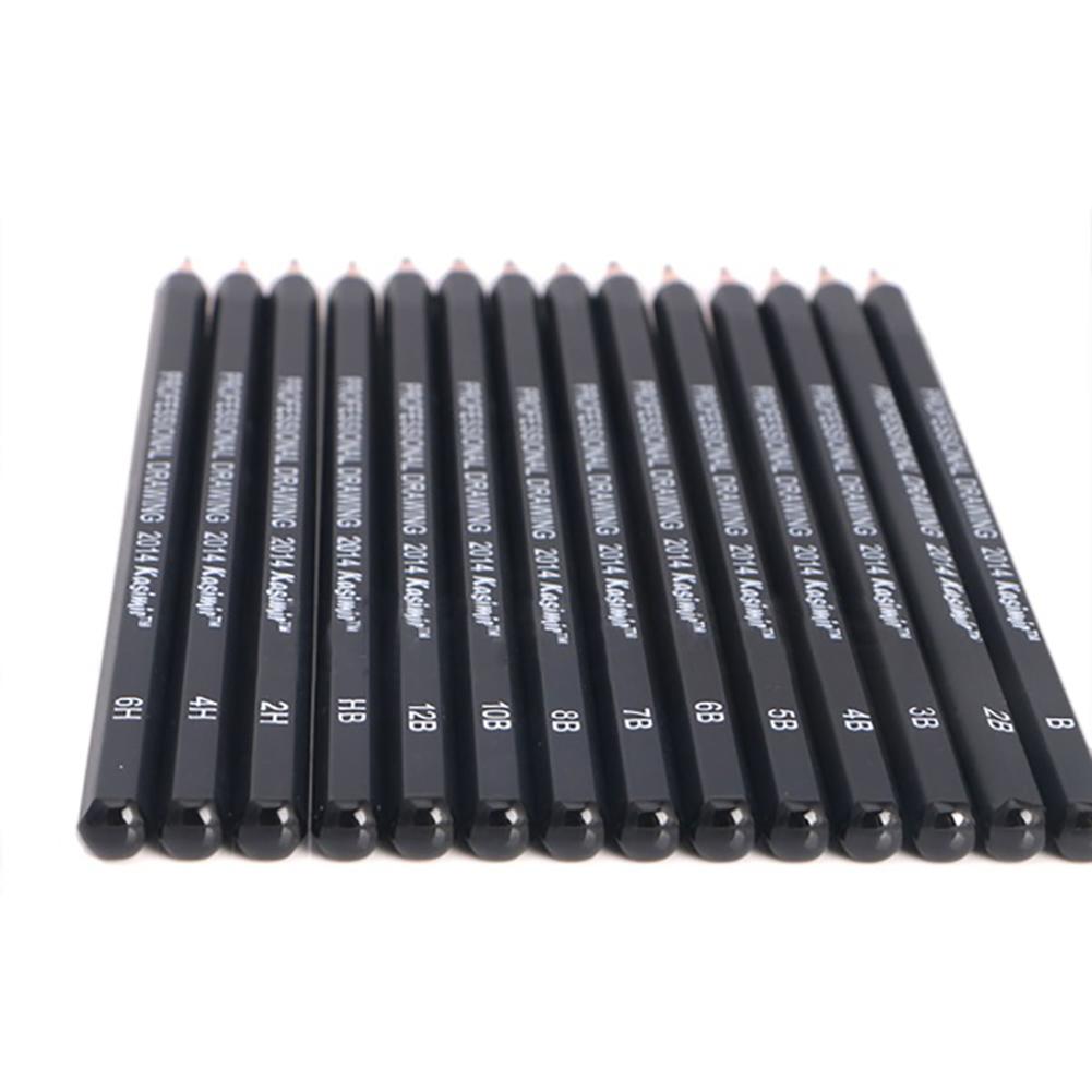 Pencils 14 Pcs/Set 6H - 12B Artist Art Sketch Drawing Pencil Craft Tool
