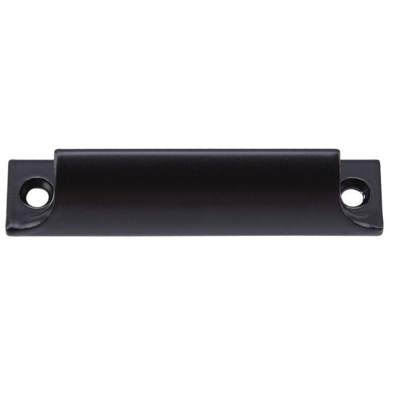 Tiradores de Hebilla blanca negros de aleación de aluminio, manijas gruesas para puertas y ventanas, asas pequeñas para cajones de armarios, manijas para ventanas pequeñas