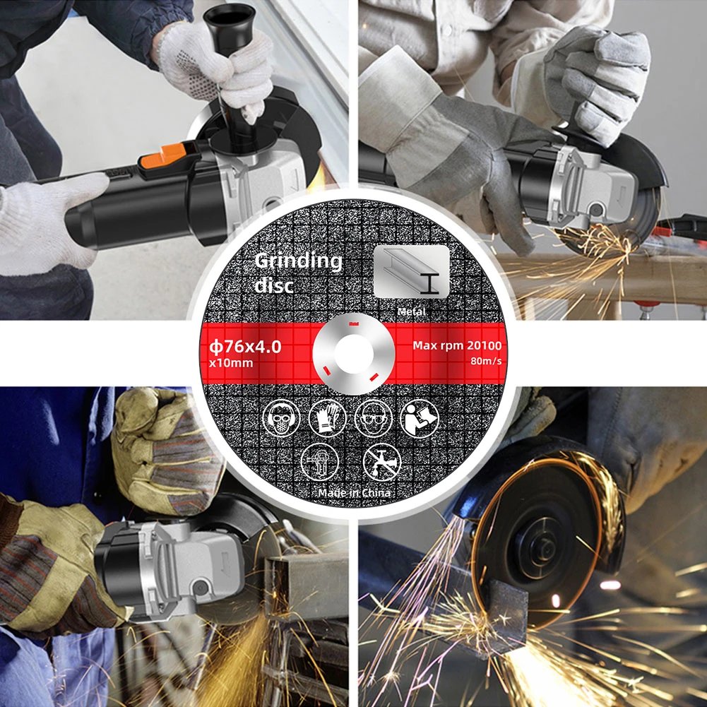 1-20pcs 76mm Saw Blade Electric Grinding Cutting Discs Circle Wheels Metal Cutter Power Tools Wood Cutting Sanding Grinder Discs