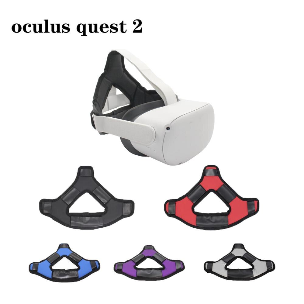 Headset-kopfpolster, kopfbandbefestigung für oculus quest 2, befestigungszubehör, helm-kopfpolster, druckentlastendes kopfband, schaumstoffpolster
