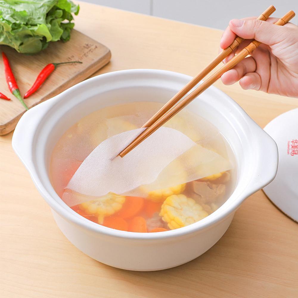 12pcs Baking Oil-absorbing Paper Disposable Non-toxic Compact Oil-control Sheet for Kitchen Grease Absorption