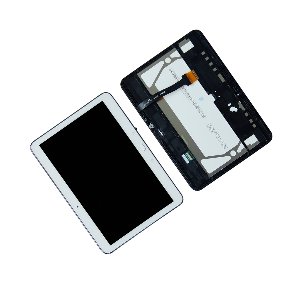 Lcd-scherm Voor Samsung Galaxy Tab 4 SM-T530 T535 Lcd Touch Screen Digitizer Vergadering Met Frame