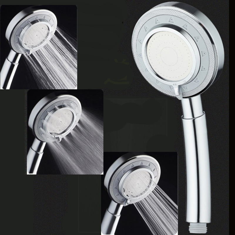 Shower Head With Hose Set High Pressure Water Saving Showerhead Holder Rainfall 3 Modes of Spray Atomization Shower