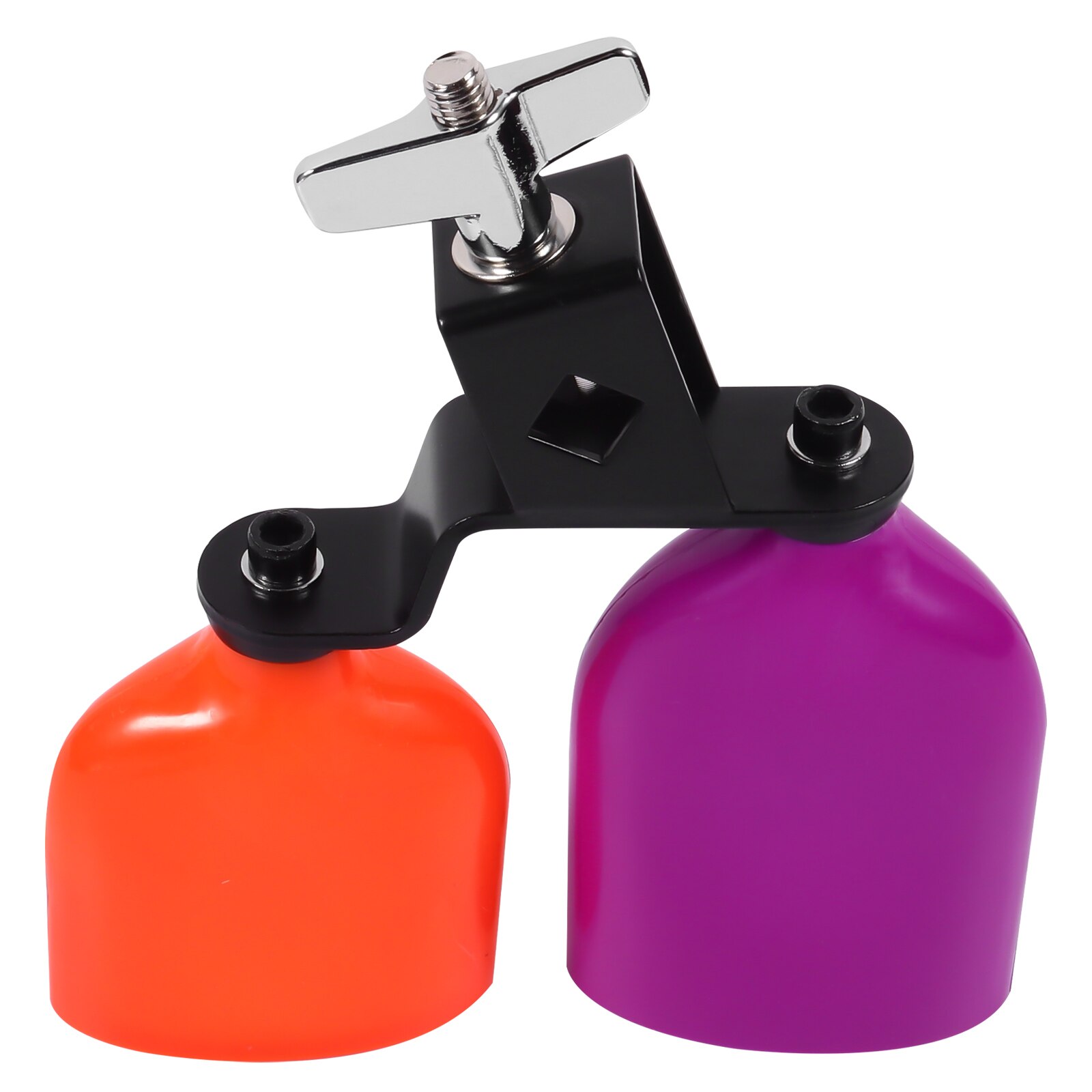 Double Mounted Cowbell High And Low Tone Cow Bell Percussion Instrument Supply