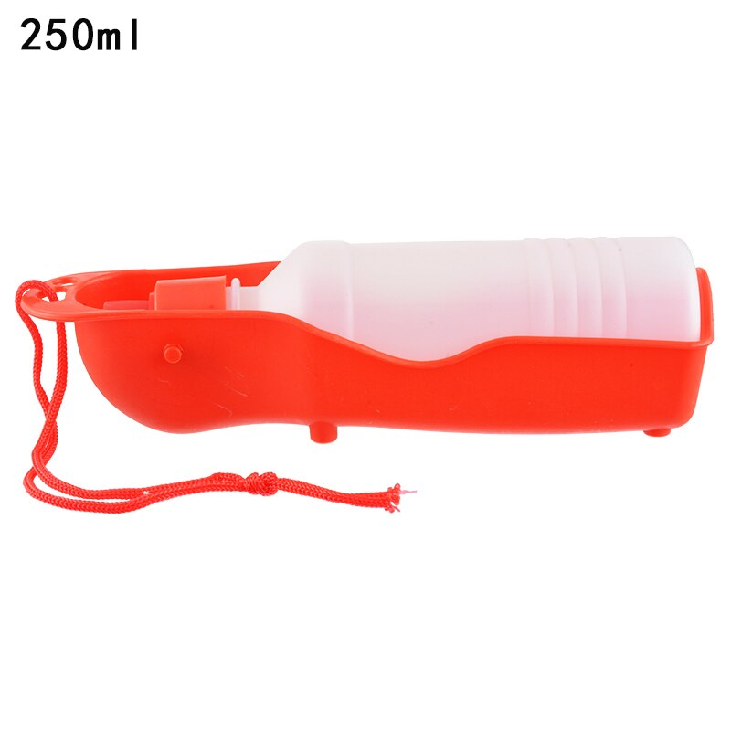 1pc 250ml udendørs bærbare kæledyrshunde vandflasker sammenfoldelig tank drikkevandsskål fodringsautomat  #1: G92328