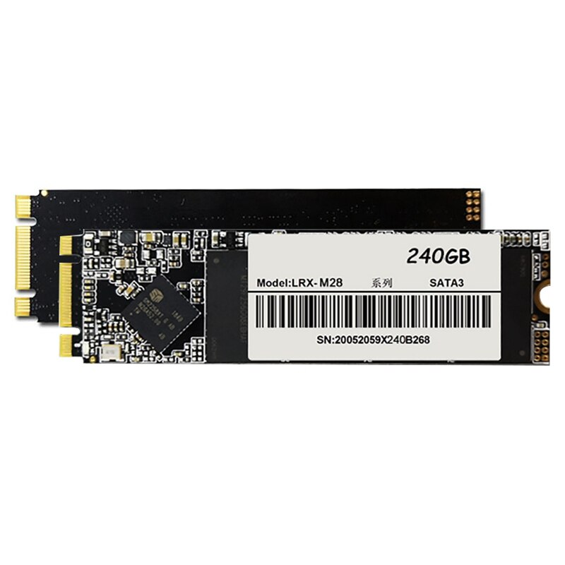 240GB NGFF M.2 SSD 2280 SATA3 Interface Solid State Hard Drive, Suitable for Desktop/Laptop Universal Hard Drive