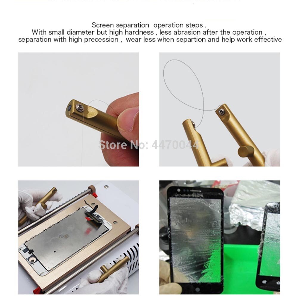 1000 Meter Telefoon Screen Scheiden Wire Cutting Lijn Voor Lcd-scherm Glas Separator Telefoon Reparatie Tools Kit