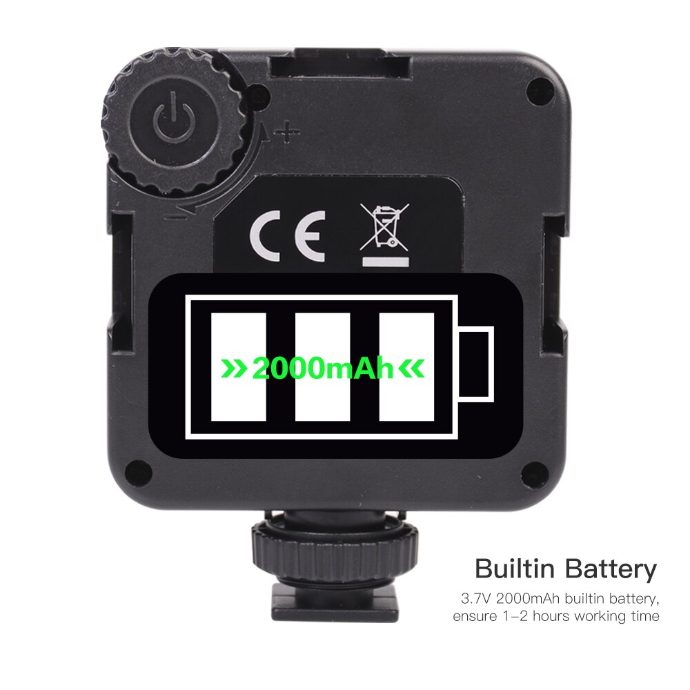 RGB NANO 6W RGB Mini 68 luz LED para vídeo con batería de construcción e imán para estudio de fotógrafo Vlogging