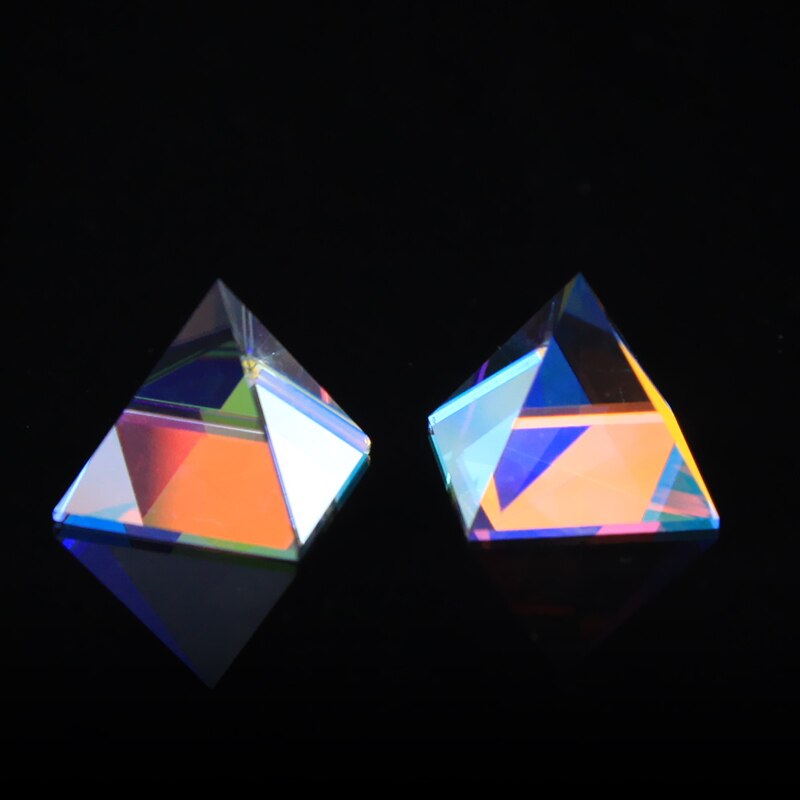 Color Pyramid Rainbow Optical Prism K9 Glass Crystal Decoration Crafts Photography