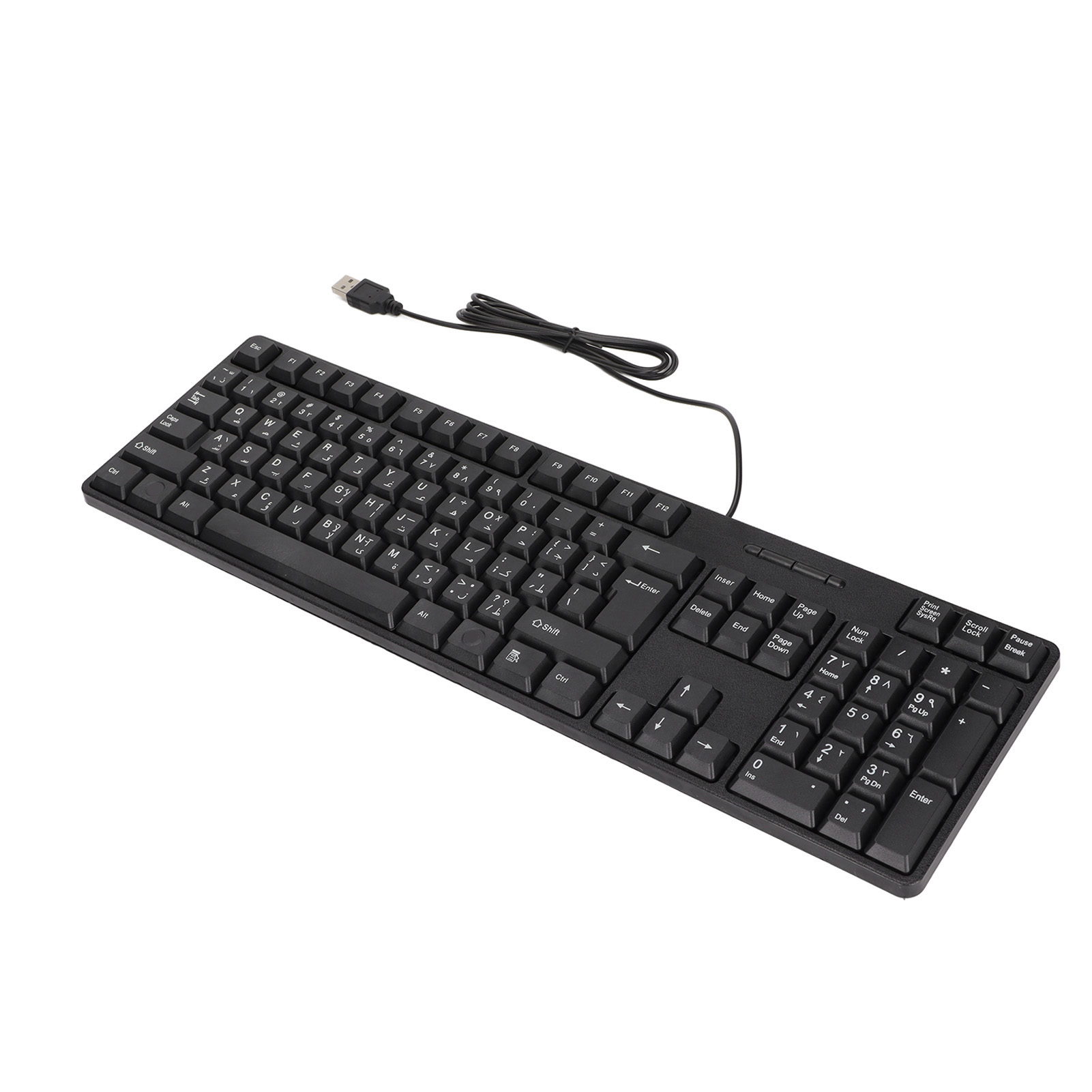 104 Tasten arabische Tastatur USB kabel gebundene Büro computer Tastatur Plug & Play für Heim-PC-Laptops Desktop-Computer