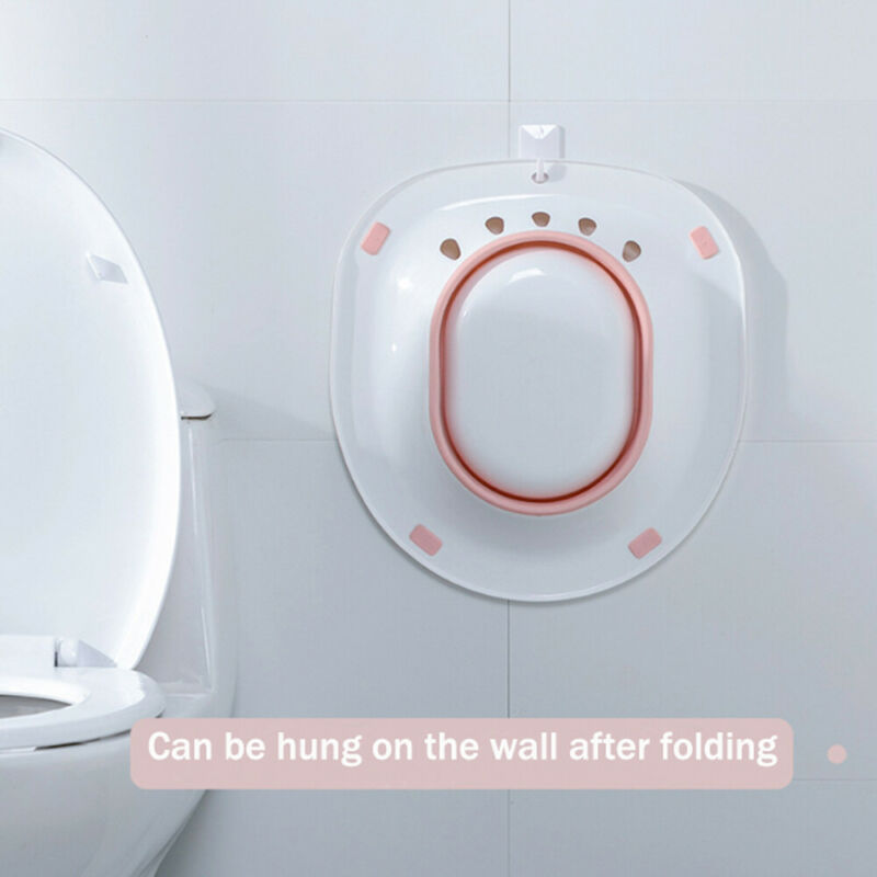 Foldbart hoftebadekar sitzbad til toilet moderskabshæmorider undgå huk