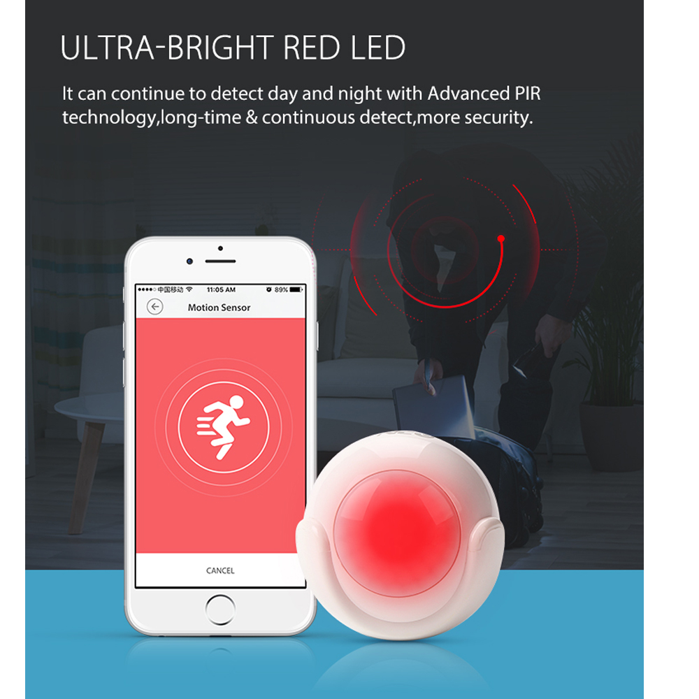 Nas -pd01z z-wave pir rörelsesensor detektor hemautomation larmsystem rörelselarm för tuya app kontroll ifttt