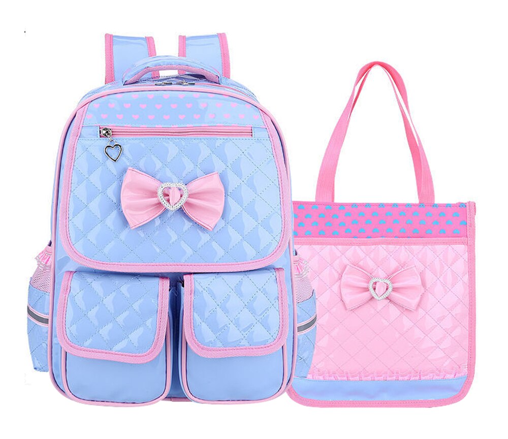 2 stuks/sets schooltassen voor kinderen, rugzakken voor meisjes, waterdichte pu-rugzakken, schooltassen voor kinderen, prinsessenrugzakken, mochila infantil