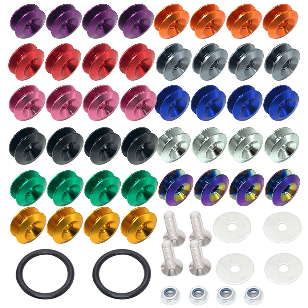 Universal Aluminum Bumper Quick Release Fasteners Fender Washers