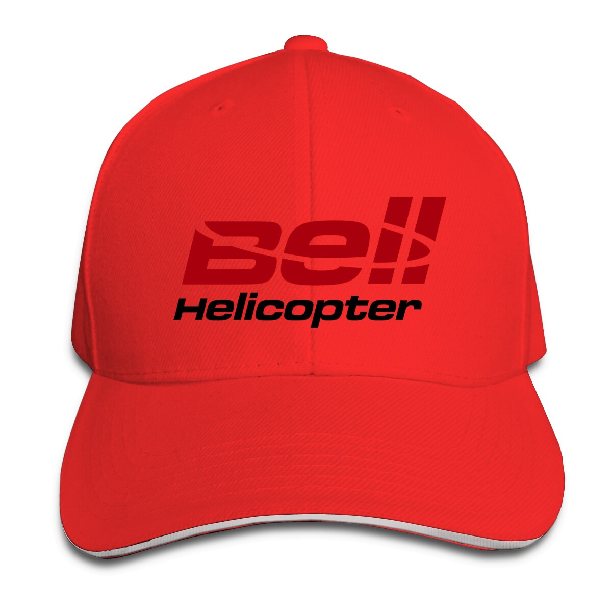 Gorra de helicóptero ajustable para hombres y mujeres, gorros de camionero, a la: Rojo