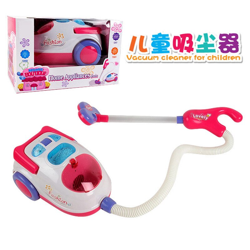 Fantasiespel Simulatie Apparaten Stofzuiger Kinderen Speelgoed Cosplay Educatief Speelgoed voor Meisjes Kids met Licht Best