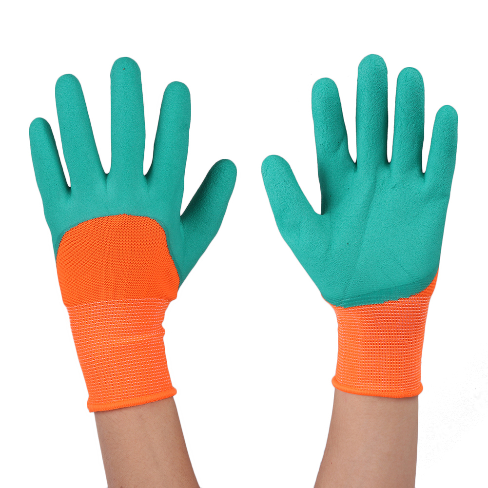 Garten-Handschuhe mit 4 ABS Kunststoff-Krallen für Garten graben Pflanzen JM 
