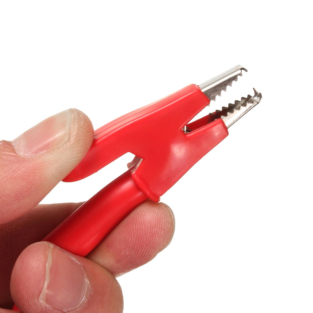 Cable de prueba de Banana de silicona, 5 uds., conector a sonda de pinza tipo caimán, Cable de plomo para Laboratorio Eléctrico, estilismo para coche