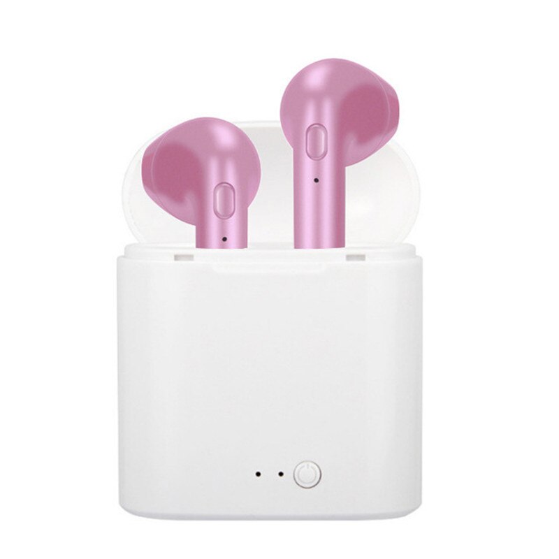 I7s Tws Bluetooth 5.0 Oortelefoon Mini Draadloze Oordopjes Sport Oortelefoon Draadloze Headset Met Microfoon Voor Iphone Xiaomi Lg Telefoon: with charging box-RR