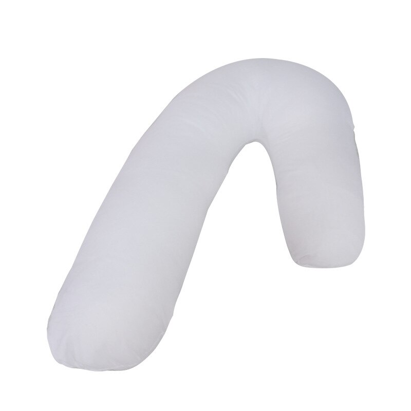 V-Shape Taille Terug Kussen Voor Zwangerschap Vrouwen Slapen Body Buik Kussen Voor Moederschap Verpleging Borstvoeding Pad: white