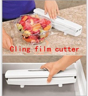 Den mest praktiske frisk-holdende film cutter konserverende film skæremaskine af køkkenredskaber